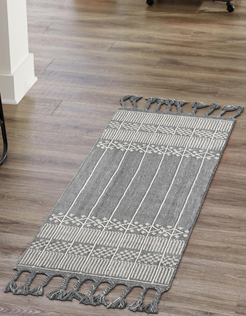 Sustainable Nomad Terrace Collection Area Rug - Reef Runner Cool Gray lifestyle 154