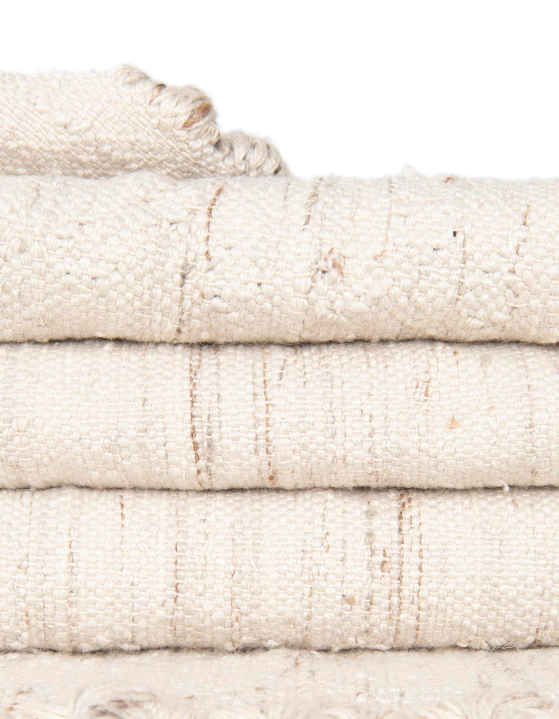 Sustainable Nomad Terrace Collection Area Rug - Reef Rectangle Ivory lifestyle 126