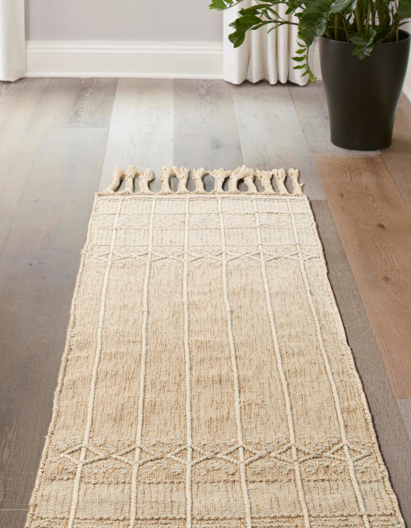 Sustainable Nomad Terrace Collection Area Rug - Reef Runner Ivory lifestyle 147
