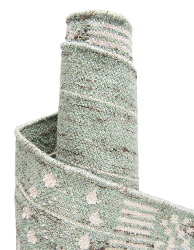 Sustainable Nomad Terrace Collection Area Rug - Reef Runner Sea Green lifestyle 90