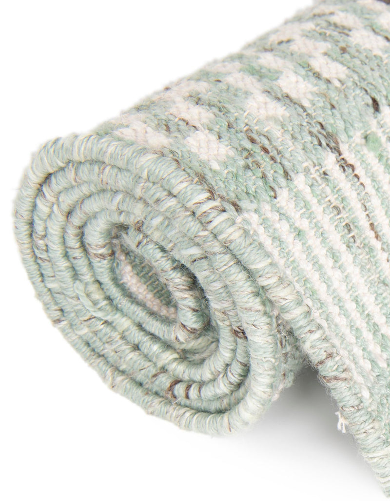 Sustainable Nomad Terrace Collection Area Rug - Reef Runner Sea Green lifestyle 93