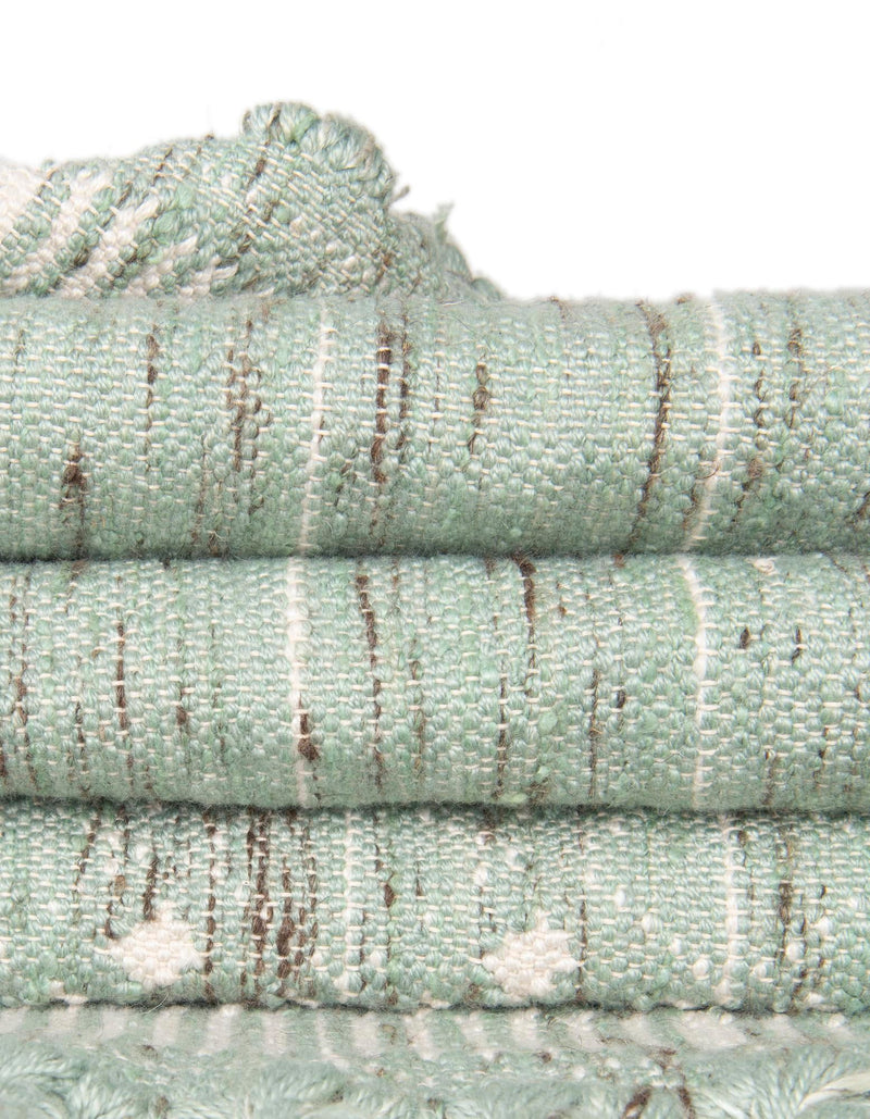 Sustainable Nomad Terrace Collection Area Rug - Reef Runner Sea Green lifestyle 99