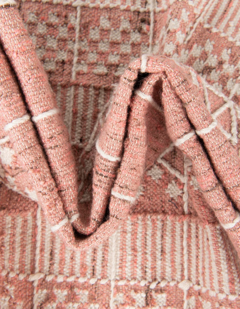 Sustainable Nomad Terrace Collection Area Rug - Reef Rectangle SOFT PINK lifestyle 28
