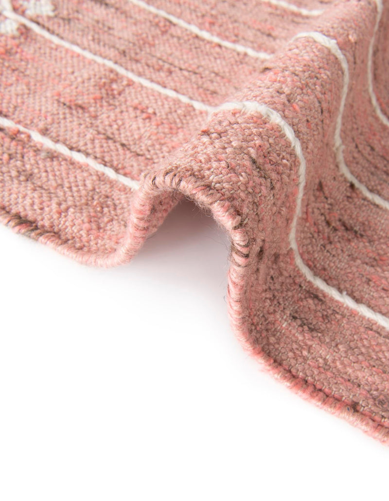 Sustainable Nomad Terrace Collection Area Rug - Reef Rectangle SOFT PINK lifestyle 32