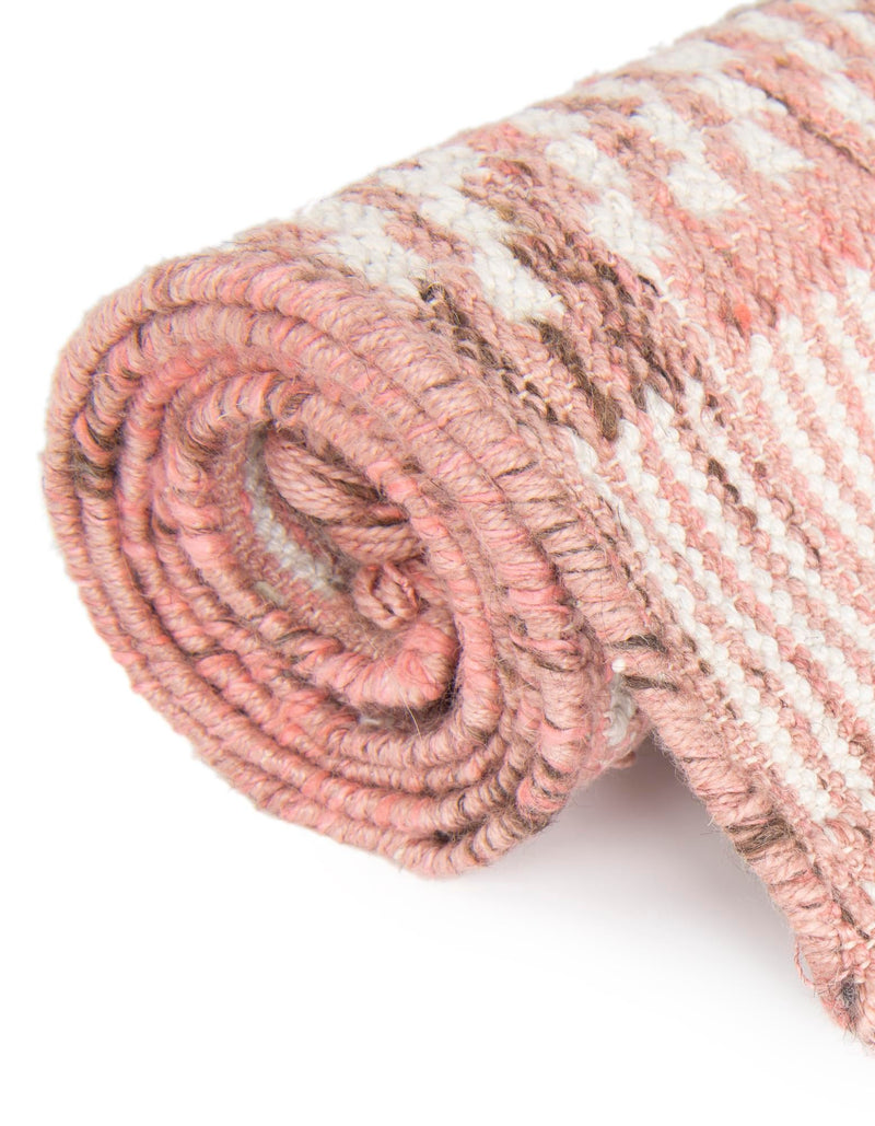 Sustainable Nomad Terrace Collection Area Rug - Reef Rectangle SOFT PINK lifestyle 36