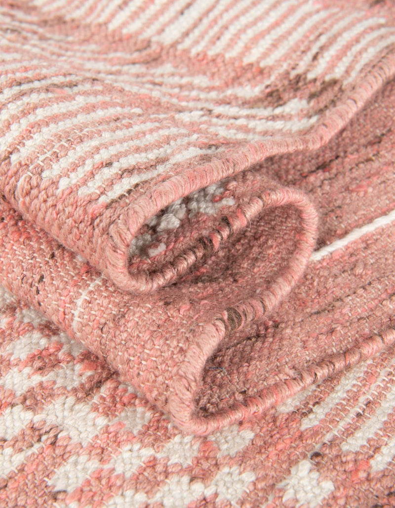 Sustainable Nomad Terrace Collection Area Rug - Reef Rectangle SOFT PINK lifestyle 38