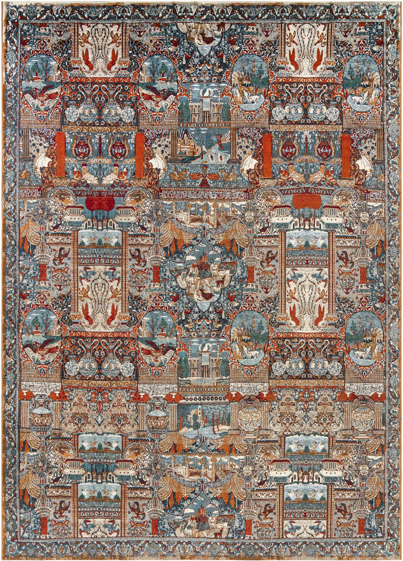 Patio Elegance Collection Area Rug - Oasis Rectangle Multi Main