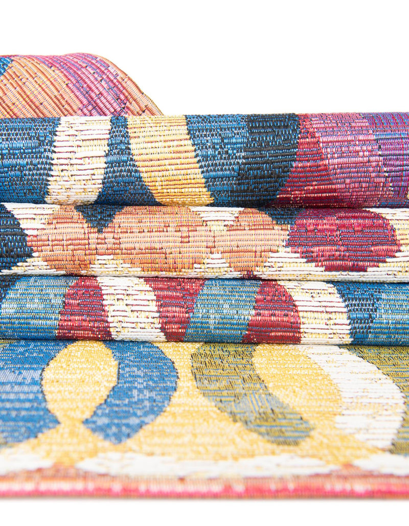 Urban Terrace Collection Area Rug - Boardwalk Rectangle Multi lifestyle 14