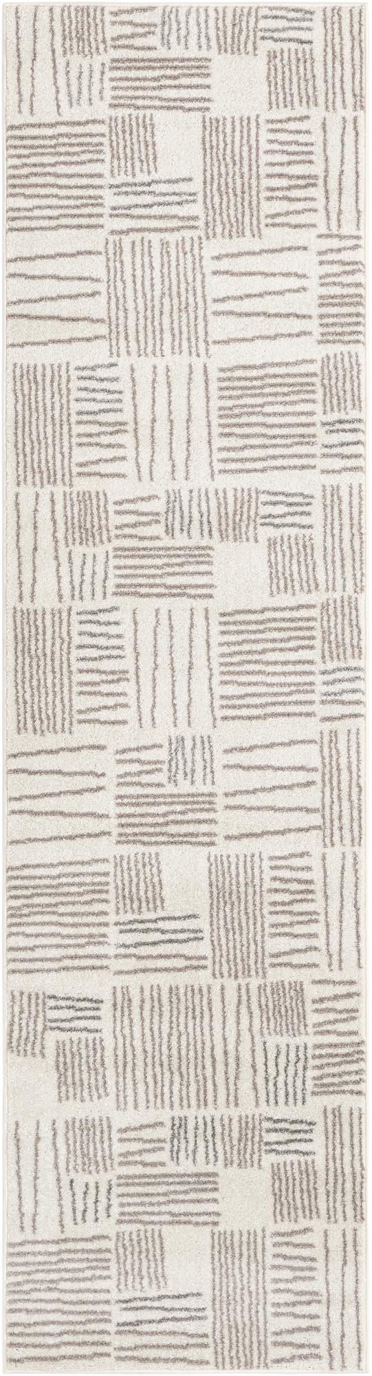 Charleston Elegance Collection Area Rug - Palmetto Runner Ivory Main