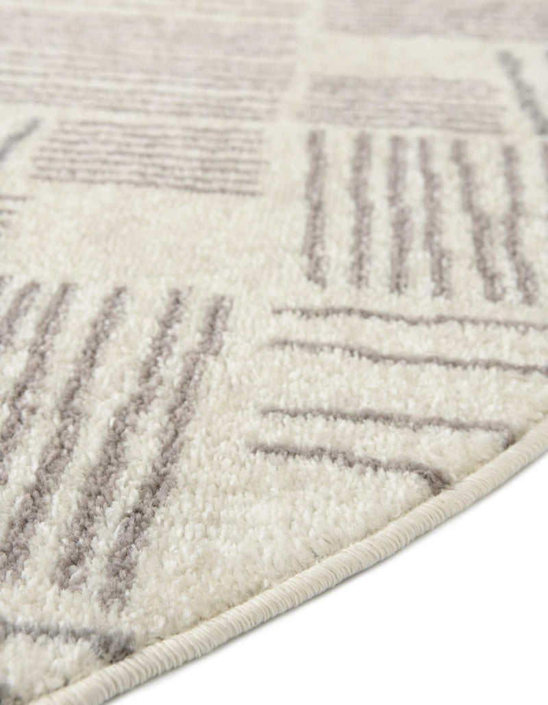 Charleston Elegance Collection Area Rug - Palmetto Round Ivory lifestyle 119