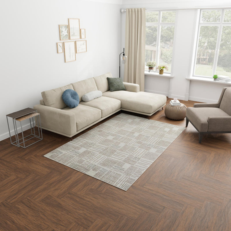 Charleston Elegance Collection Area Rug - Palmetto Rectangle Ivory lifestyle 15