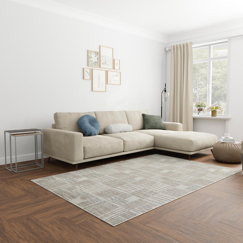 Charleston Elegance Collection Area Rug - Palmetto Rectangle Ivory lifestyle 16