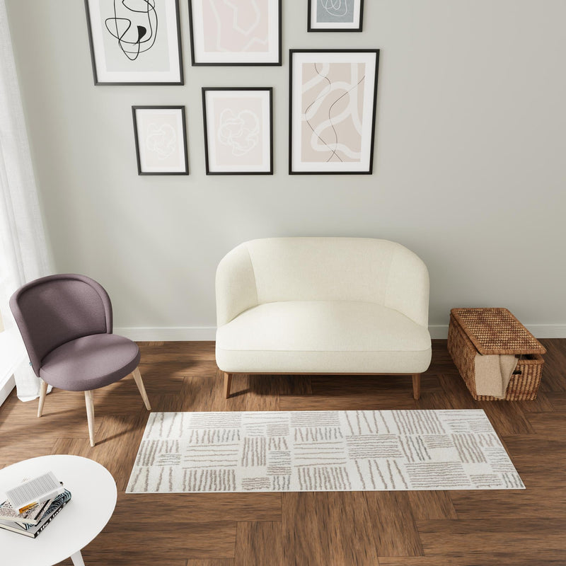 Charleston Elegance Collection Area Rug - Palmetto Runner Ivory lifestyle 17