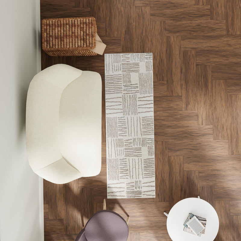 Charleston Elegance Collection Area Rug - Palmetto Runner Ivory lifestyle 18