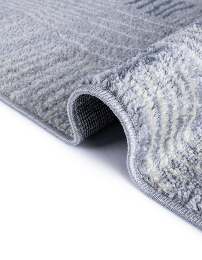 Charleston Elegance Collection Area Rug - Palmetto Runner Light Blue lifestyle 9