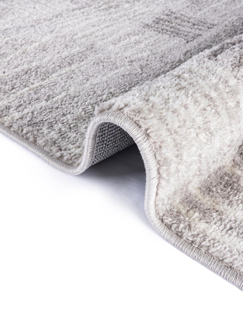 Charleston Elegance Collection Area Rug - Palmetto Round Gray lifestyle 9
