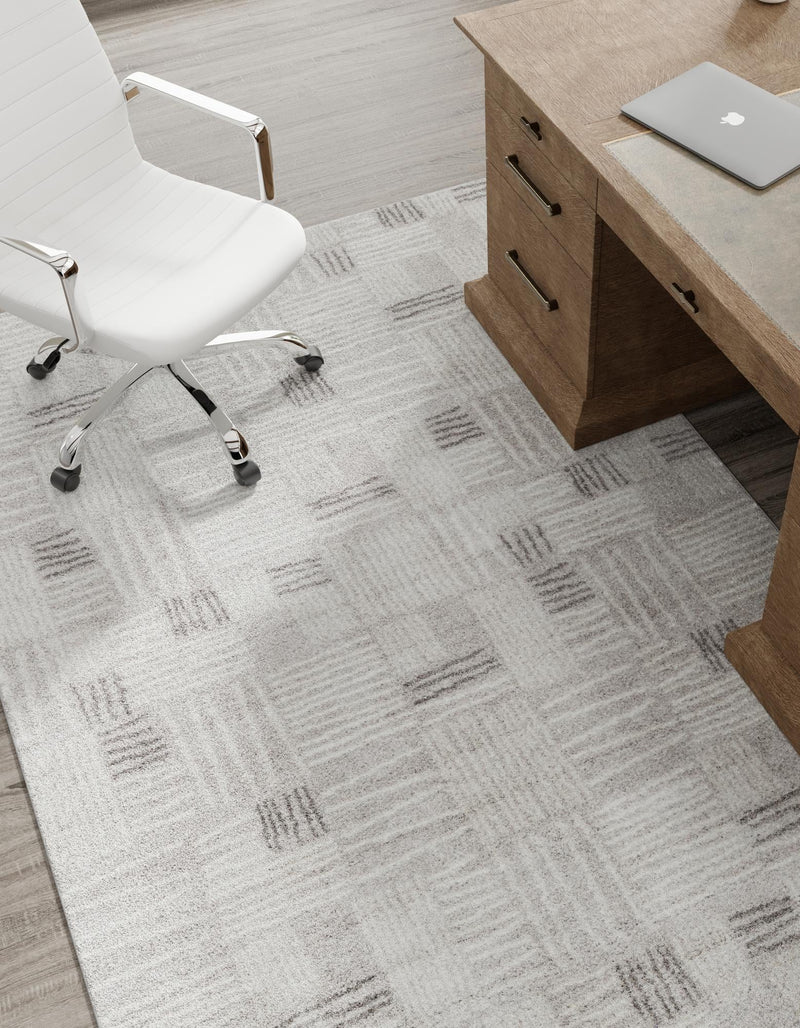 Charleston Elegance Collection Area Rug - Palmetto Rectangle Gray lifestyle 7