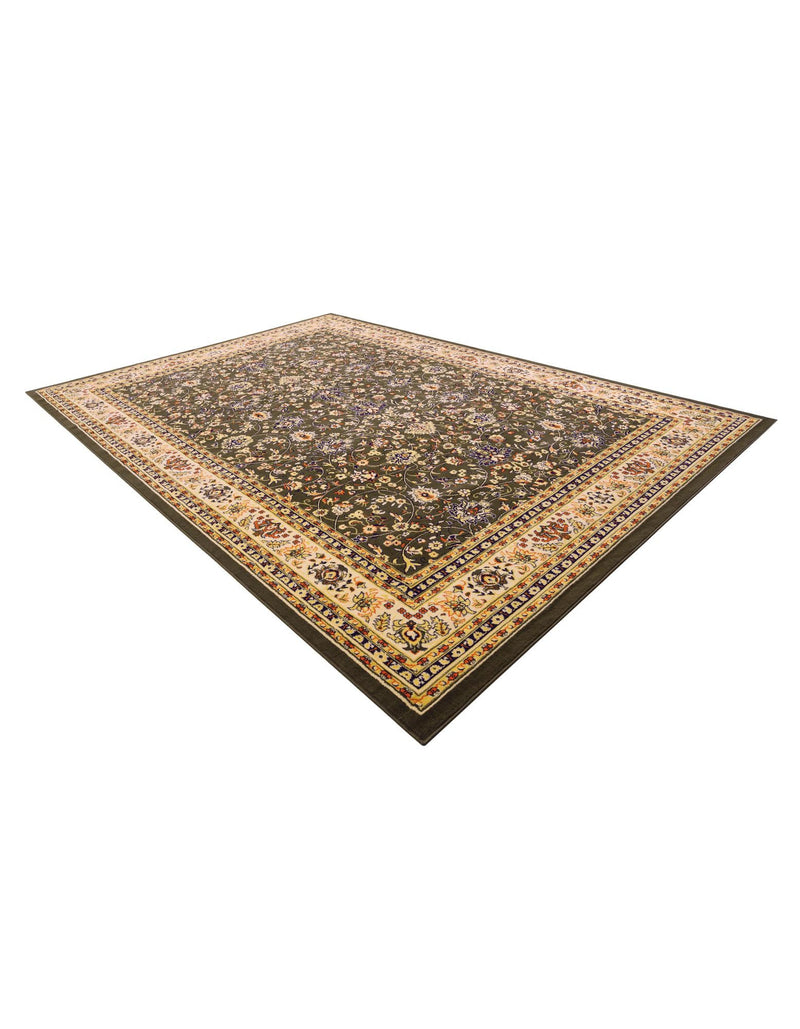 Isfahan Elegance Collection Area Rug - Naghsh-e Jahan (Green) Rectangle Green lifestyle 21