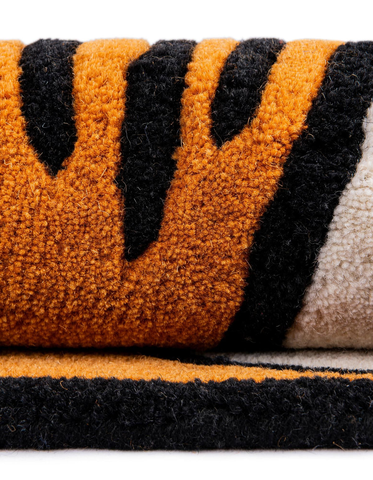 Whimsy Wonders Wool Collection Area Rug - Safari Rectangle Orange lifestyle 20