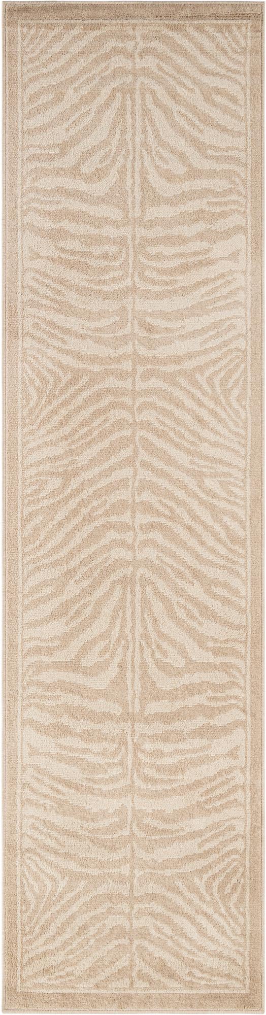 Savannah Sojourn Collection Area Rug - Kalahari Runner Beige and Ivory lifestyle 42