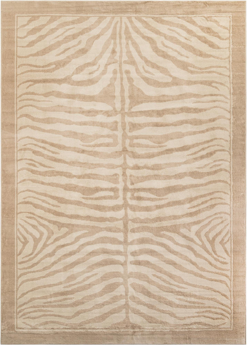 Savannah Sojourn Collection Area Rug - Kalahari Rectangle Beige and Ivory lifestyle 3