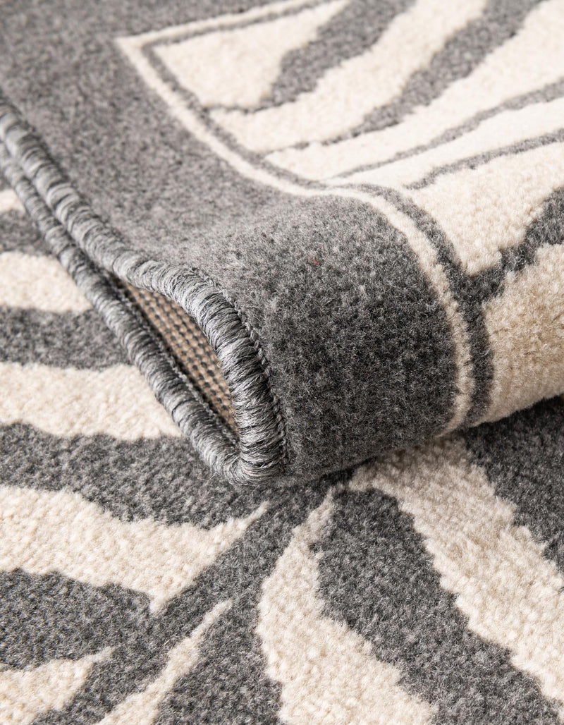 Savannah Sojourn Collection Area Rug - Kalahari Rectangle Gray and Ivory lifestyle 11