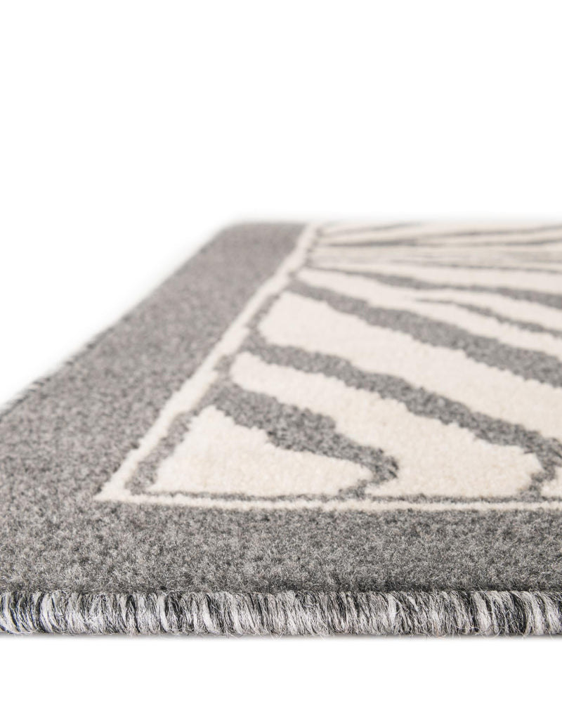 Savannah Sojourn Collection Area Rug - Kalahari Rectangle Gray and Ivory lifestyle 13