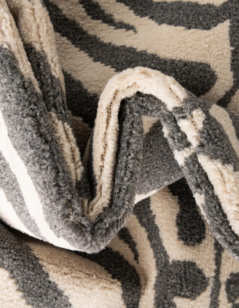 Savannah Sojourn Collection Area Rug - Kalahari Rectangle Gray and Ivory lifestyle 15