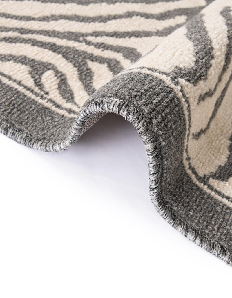 Savannah Sojourn Collection Area Rug - Kalahari Rectangle Gray and Ivory lifestyle 19