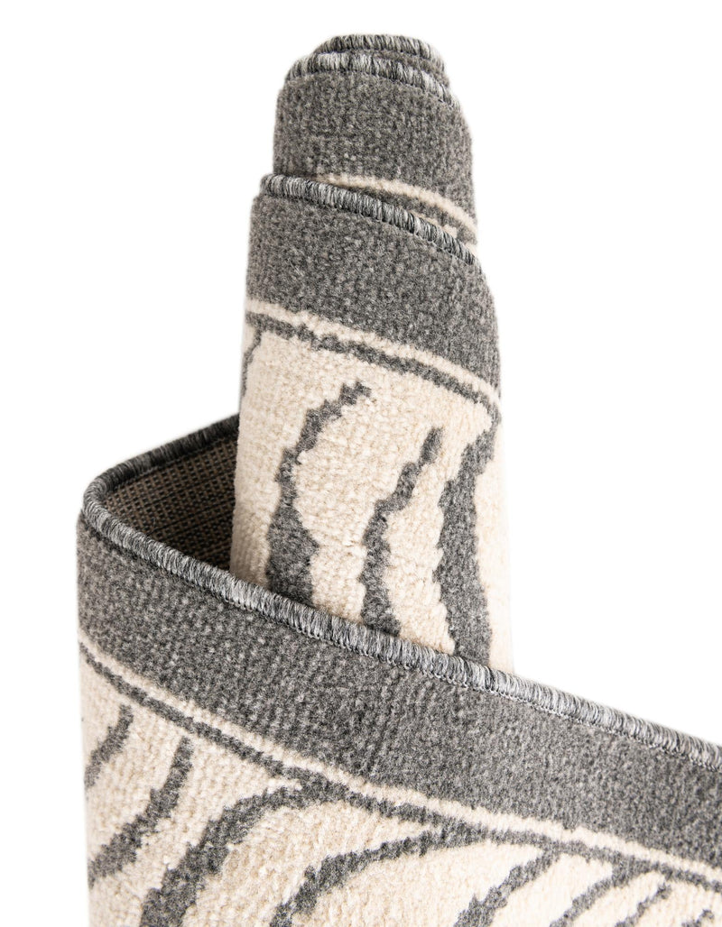 Savannah Sojourn Collection Area Rug - Kalahari Rectangle Gray and Ivory lifestyle 21