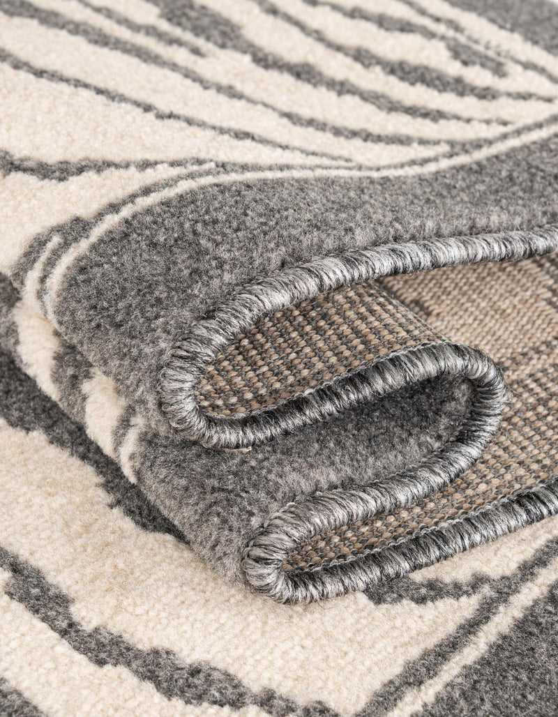 Savannah Sojourn Collection Area Rug - Kalahari Rectangle Gray and Ivory lifestyle 25