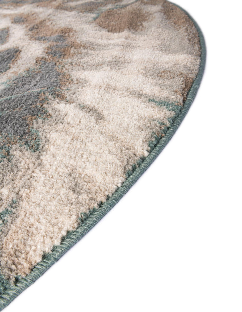 Savannah Sojourn Collection Area Rug - Okavango Round Multi lifestyle 48