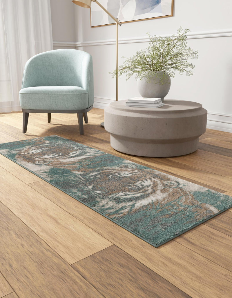 Savannah Sojourn Collection Area Rug - Okavango Runner Multi lifestyle 25