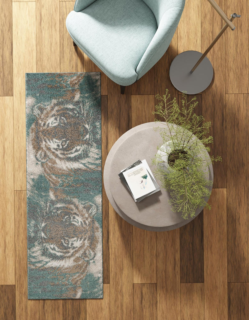 Savannah Sojourn Collection Area Rug - Okavango Runner Multi lifestyle 73