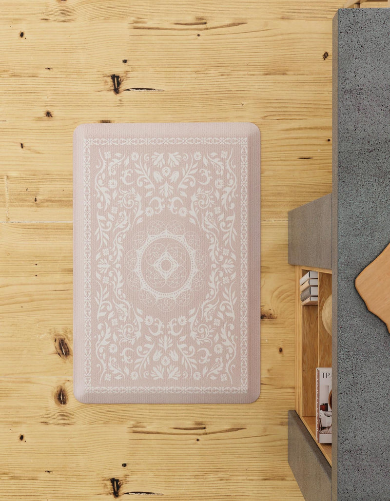 Cozy Haven Mat Collection Area Rug - Bower Rectangle Beige lifestyle 7