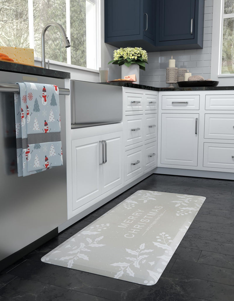 Cozy Haven Mat Collection Area Rug - Den Rectangle Gray lifestyle 9