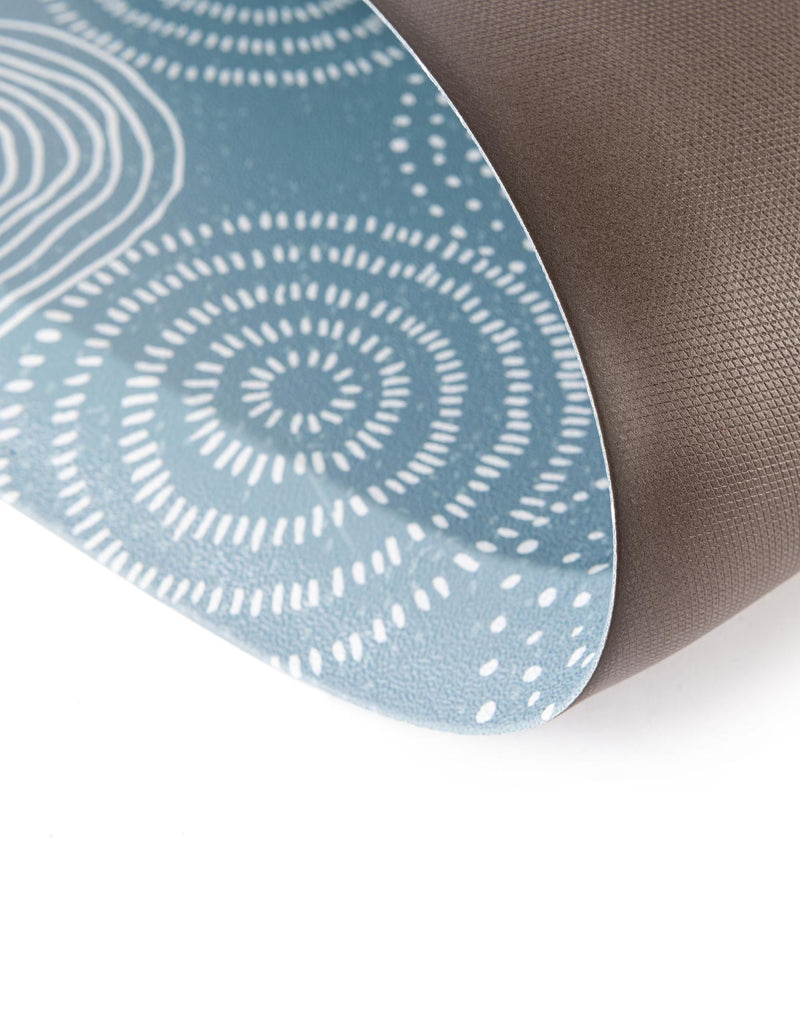 Cozy Mat Collection Area Rug - Lodge Rectangle Blue lifestyle 9