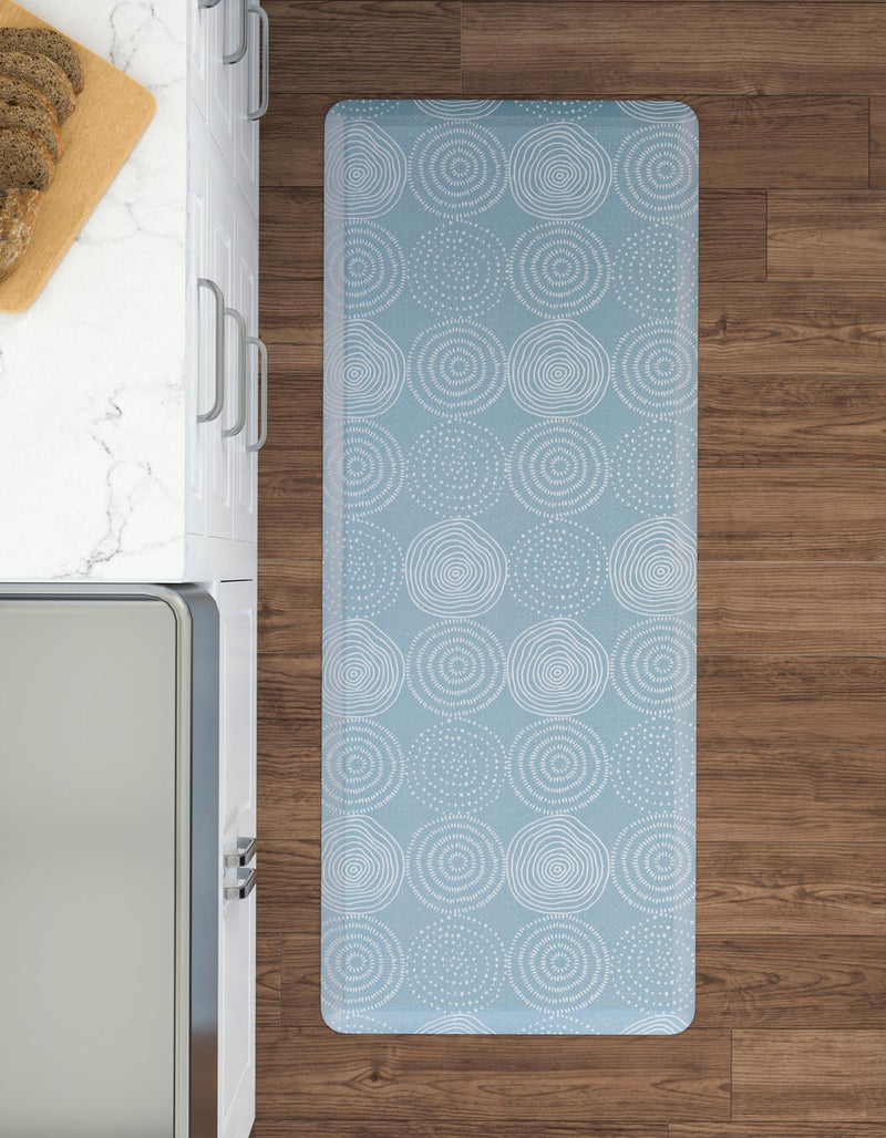 Cozy Haven Mat Collection Area Rug - Lodge Rectangle Blue lifestyle 9