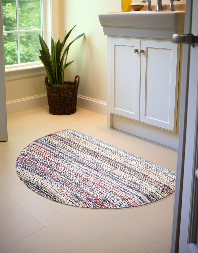 Cozy Haven Mat Collection Area Rug - Sanctuary Hearth Multi lifestyle 24