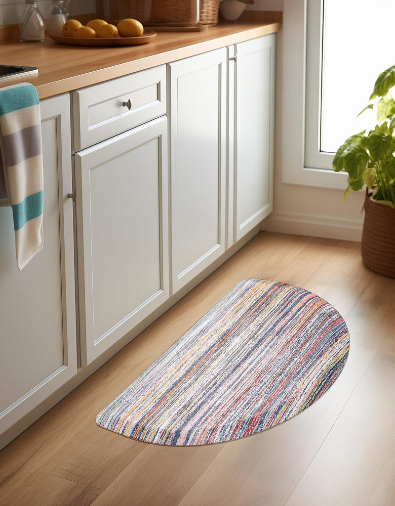 Cozy Haven Mat Collection Area Rug - Sanctuary Hearth Multi lifestyle 25