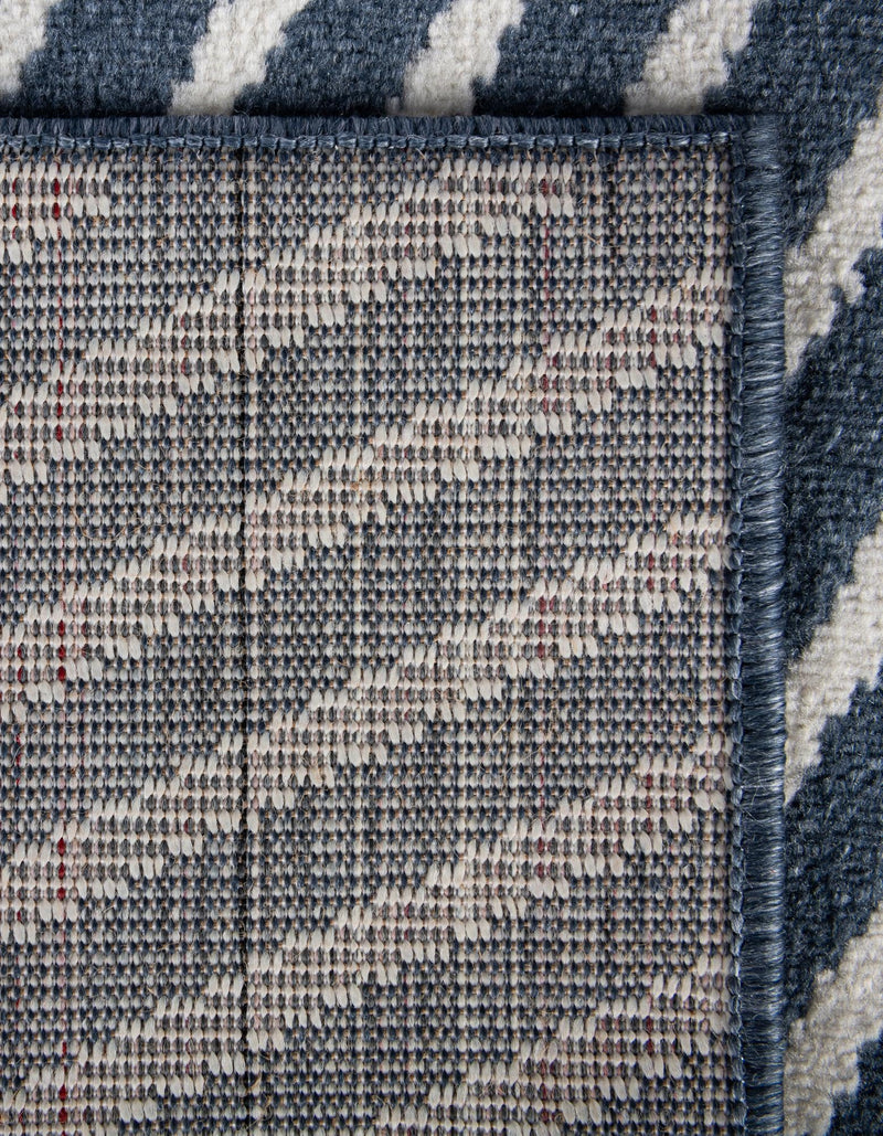 Copenhagen Edge Collection Area Rug - Osterbro Rectangle Blue lifestyle 31