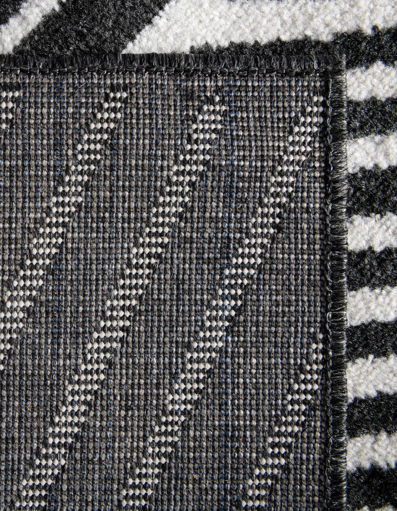 Copenhagen Edge Collection Area Rug - Osterbro Runner Black lifestyle 199
