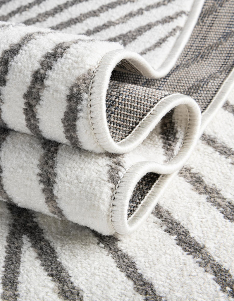 Copenhagen Edge Collection Area Rug - Osterbro Rectangle Ivory lifestyle 40