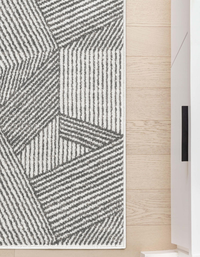Copenhagen Edge Collection Area Rug - Osterbro Runner Ivory lifestyle 105