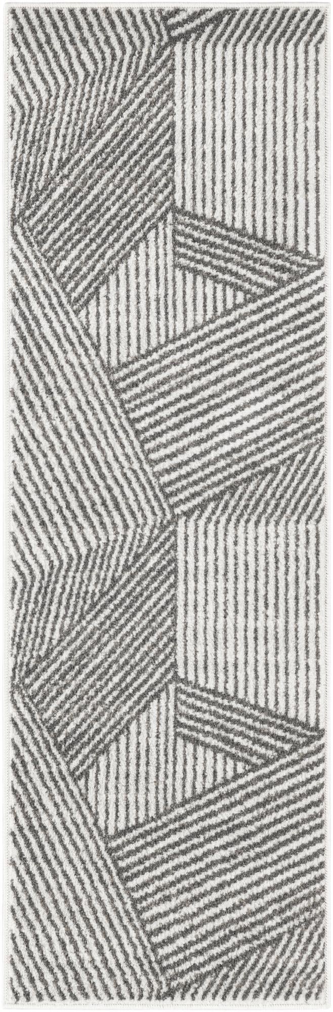 Copenhagen Edge Collection Area Rug - Osterbro Runner Ivory lifestyle 47