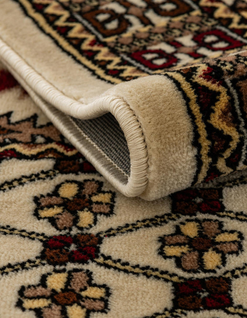 Samarkand Elegance Collection Area Rug - Ishratkhana Rectangle Beige lifestyle 51