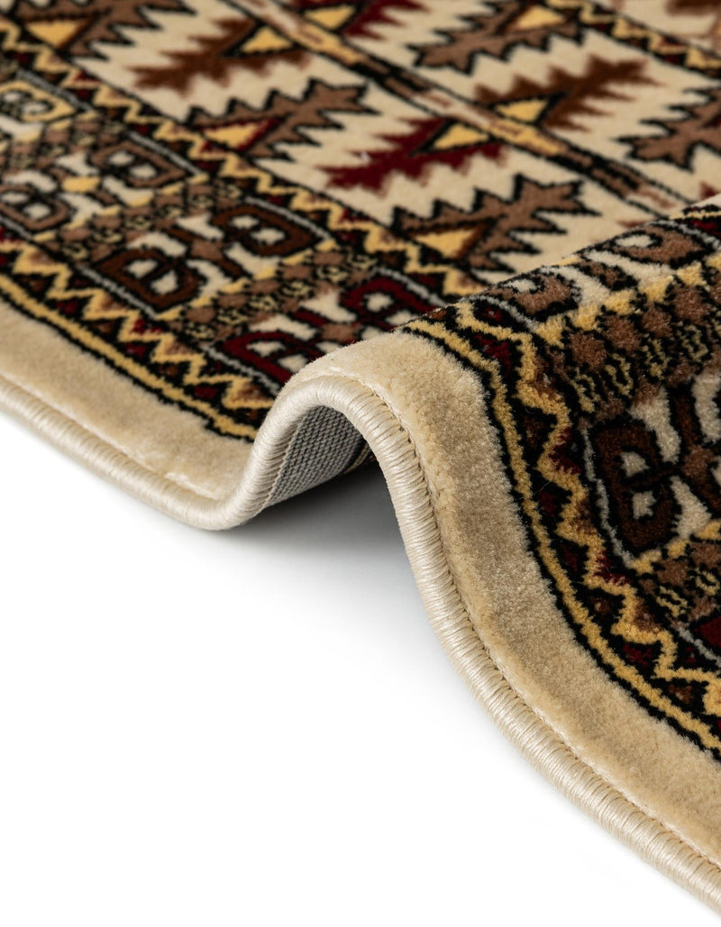 Samarkand Elegance Collection Area Rug - Ishratkhana Rectangle Beige lifestyle 67