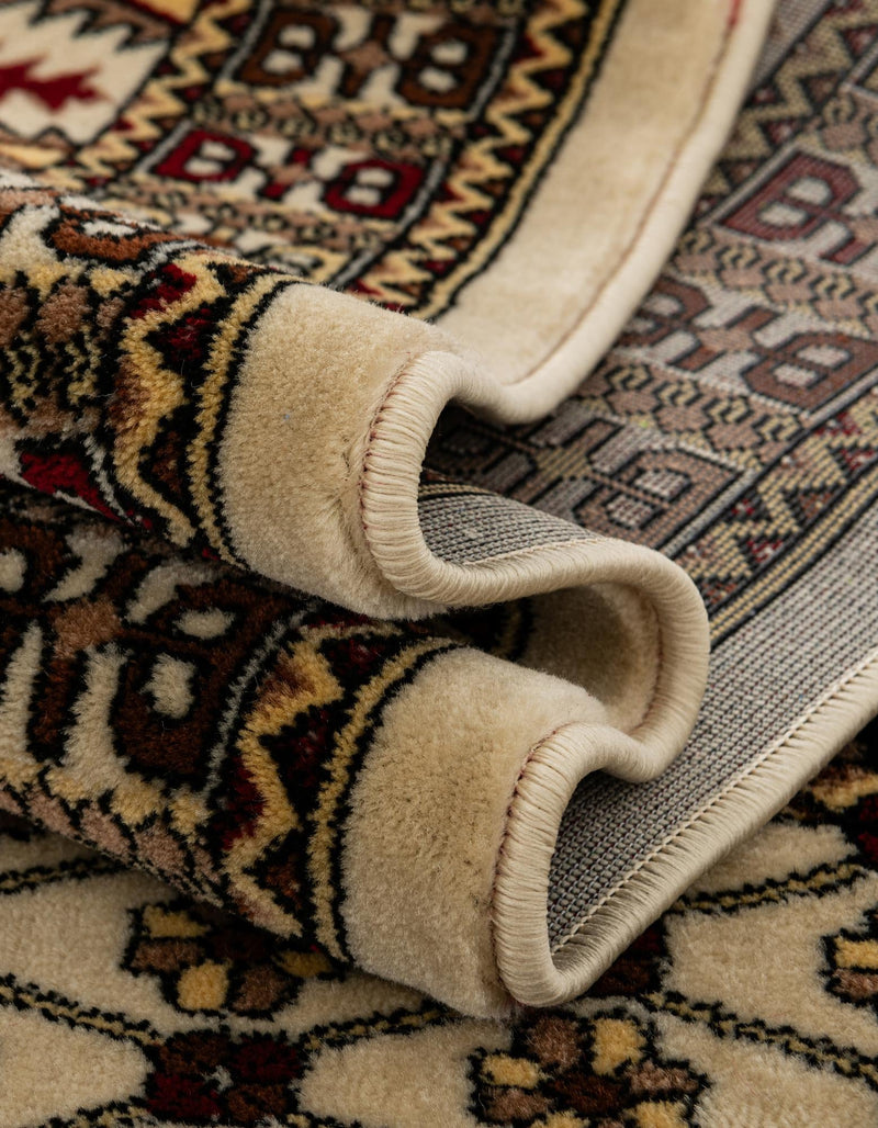 Samarkand Elegance Collection Area Rug - Ishratkhana Rectangle Beige lifestyle 79