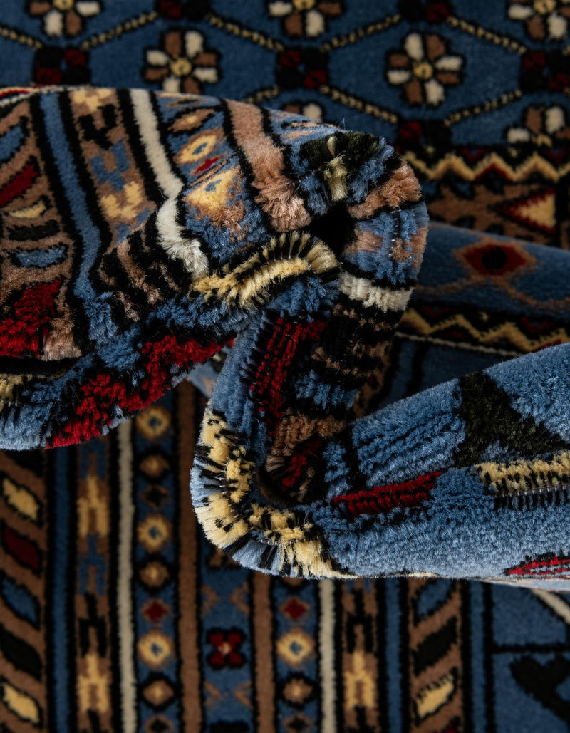 Samarkand Elegance Collection Area Rug - Ishratkhana Rectangle Blue lifestyle 57