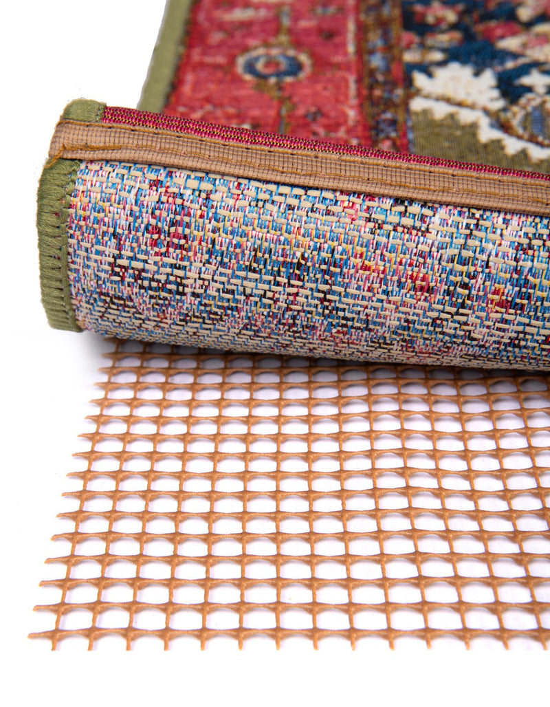 Patio Paver Rug Pad Collection Area Rug - Terracotta Runner Brown lifestyle 45